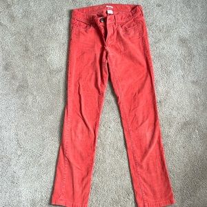 Women’s burnt orange Jcrew cords size 26Short